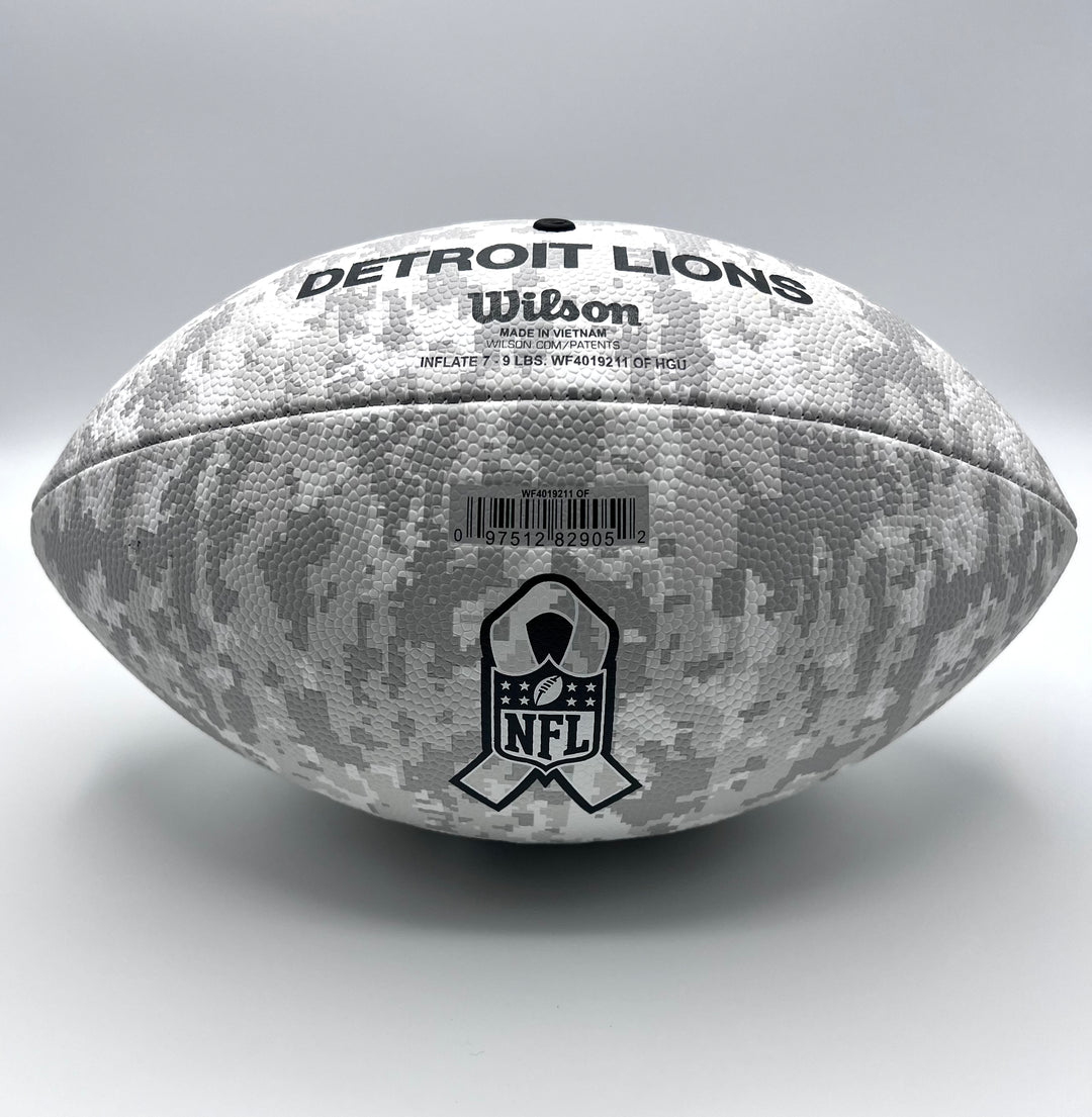 Herman Moore Autographed Salute to Service Soft Touch Full-Size Football