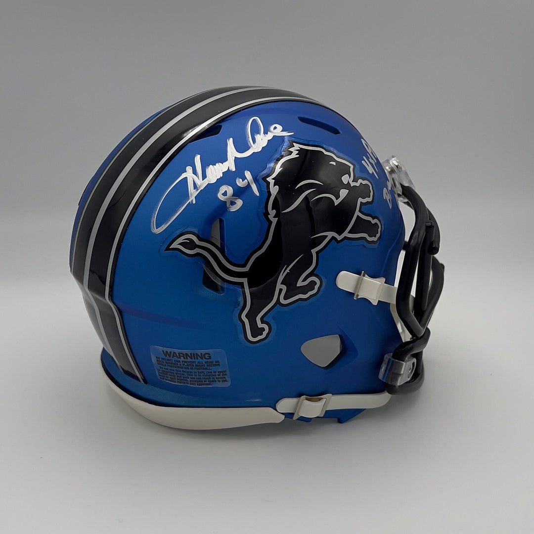 Herman Moore Autographed Speed Alt Mini-Helmet
