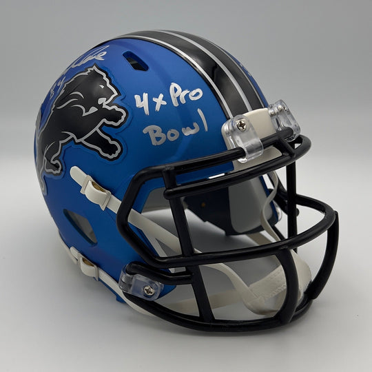 Herman Moore Autographed Speed Alt Mini-Helmet