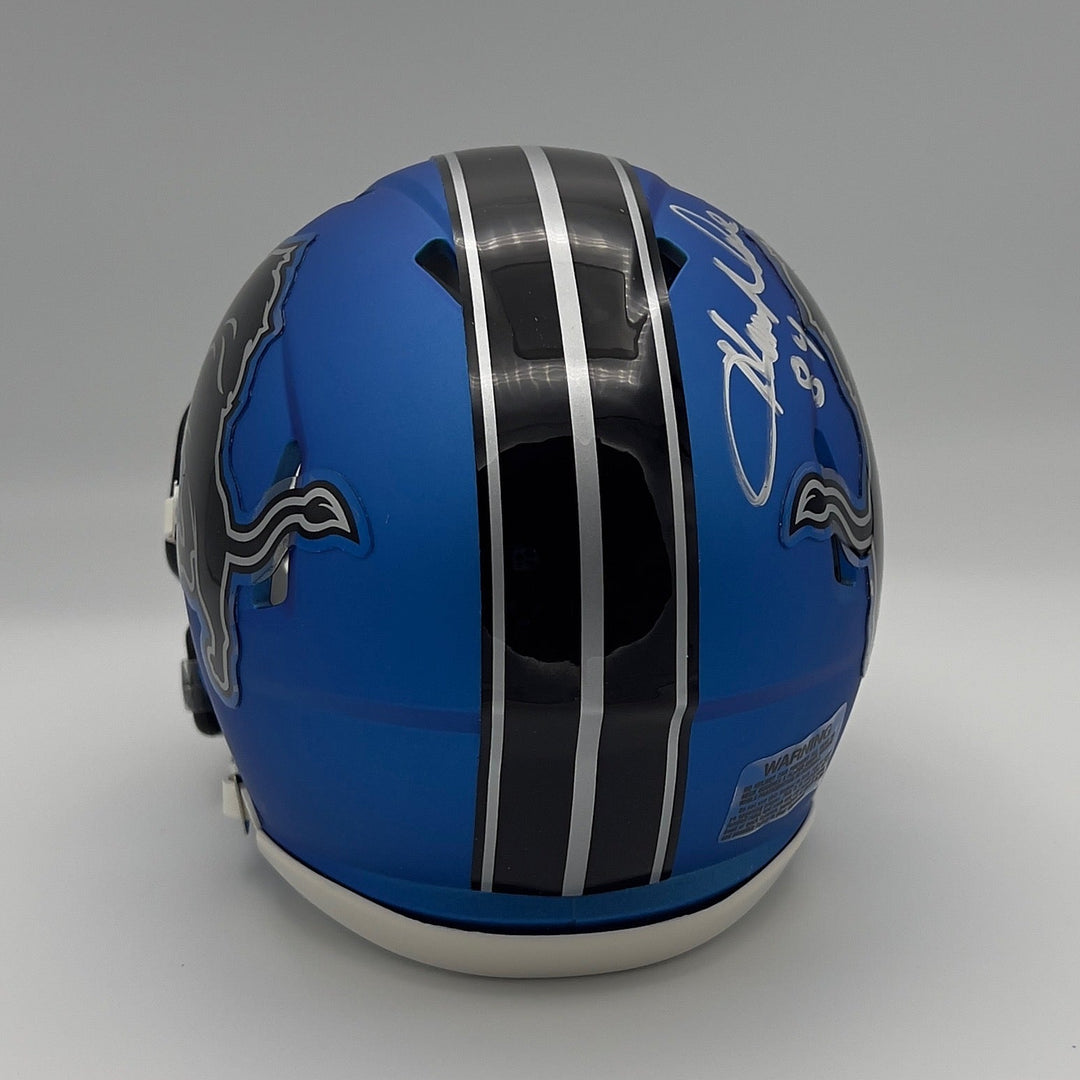 Herman Moore Autographed Speed Alt Mini-Helmet